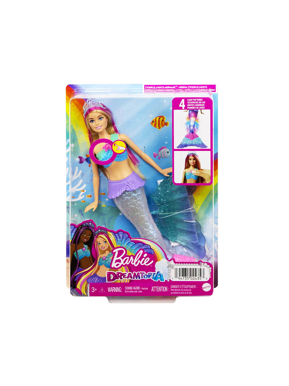 Barbie Lt Sirena Luces Brillantes  3