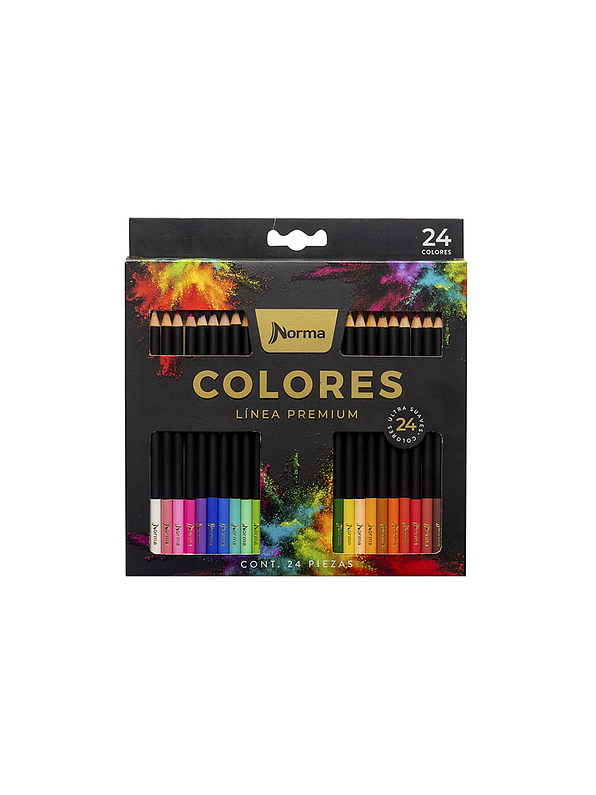 Colores Norma Premium X 24 Unidades  1