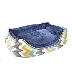 Cama Para Mascota Zig Zag Colores 