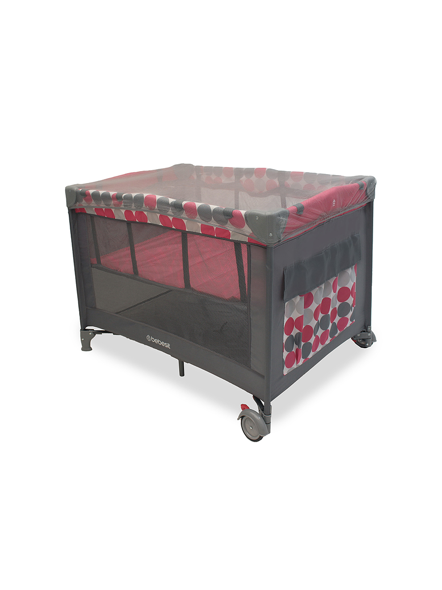 Cuna Corral Relax Candy Rosa  1