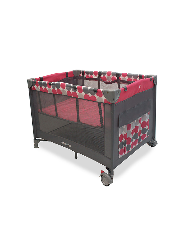 Cuna Corral Relax Candy Rosa  2