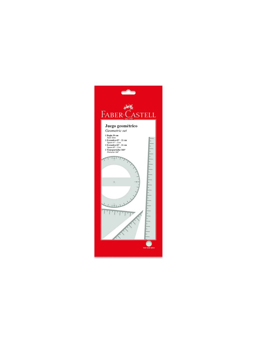 Juego Geométrico Faber-Castell 30 Cm  1