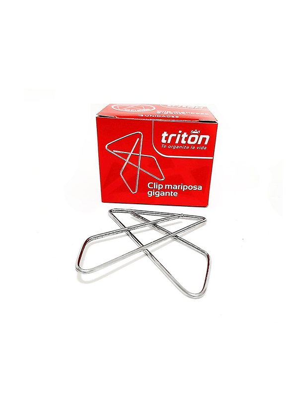 Clips Metálico Mariposa Gigante Tritón  1