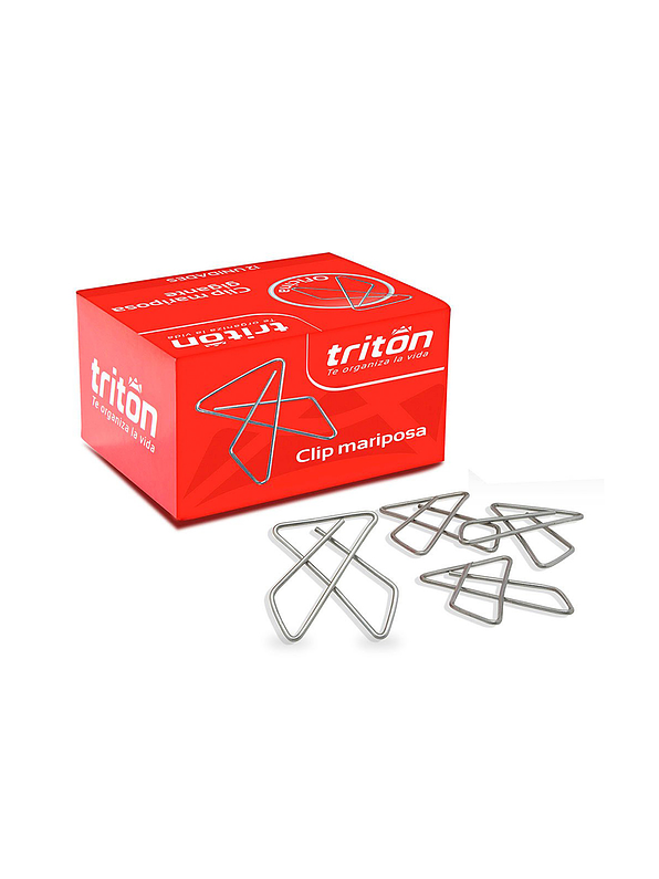 Clip Metálico Mariposa Tritón  1