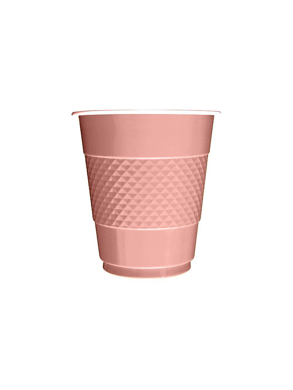 Vaso 7 Oz Deluxe Dorado Rosa X 10 Unidades 1