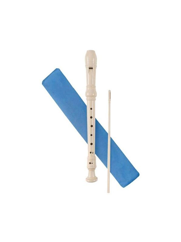 Flauta Beige Estuche Azul  1