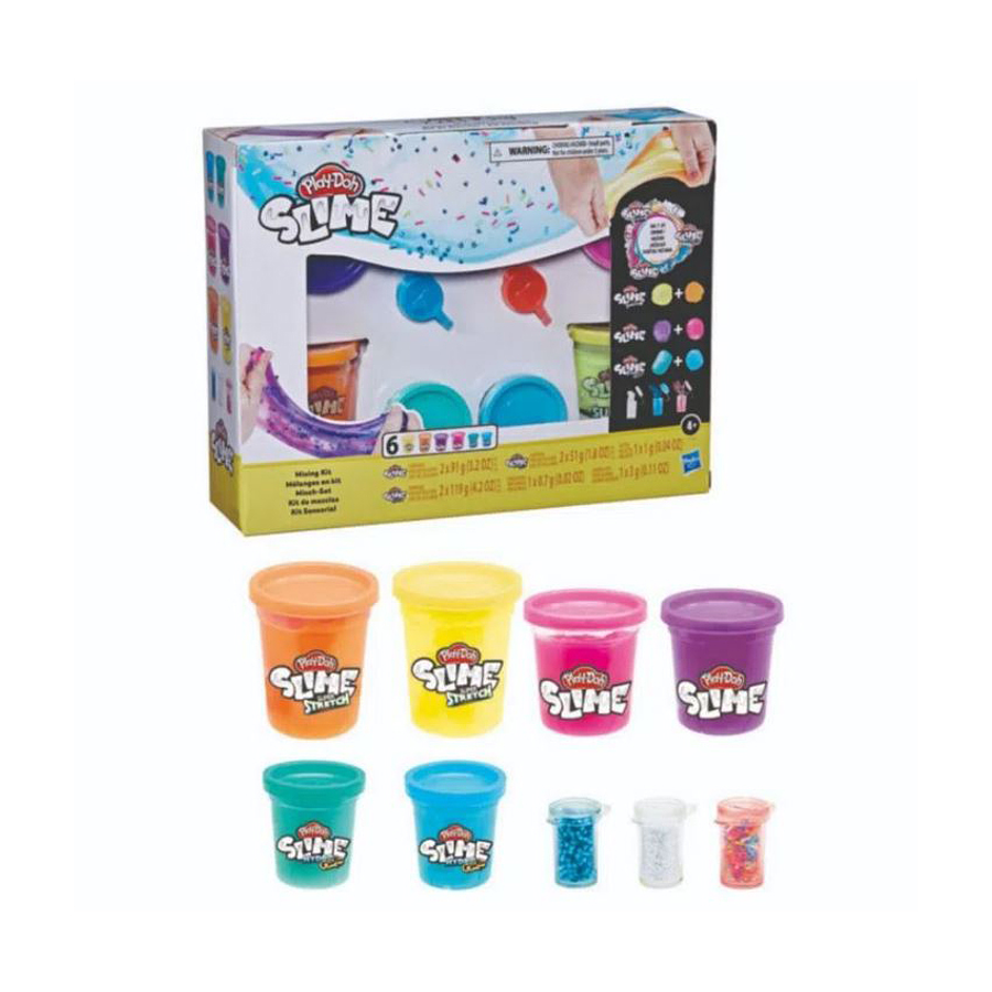 Play Doh Slime Kit Mixing  3