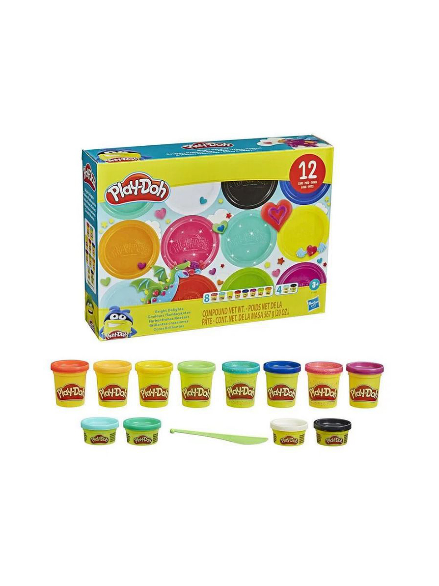 Play Doh Bright Delights Multicolor Pack  2