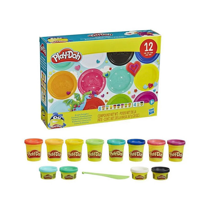 Play Doh Bright Delights Multicolor Pack  2