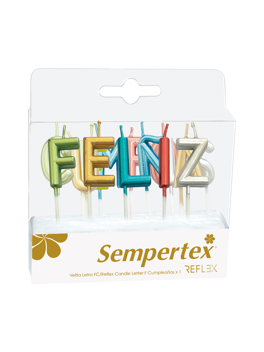 Velitas En Letras Feliz Cumpleaños Reflex 1