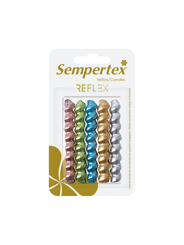 Velita Espiralada Reflex X 5 Unidades 1