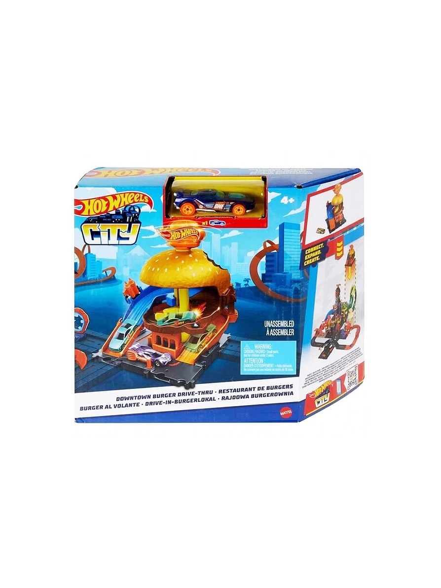 Hot Wheels Autoservicio De Hamburguesa  2