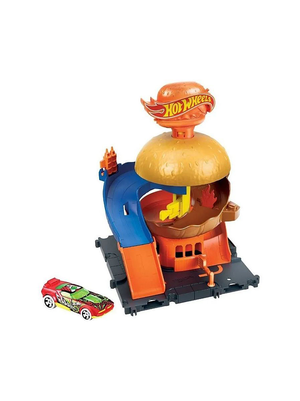 Hot Wheels Autoservicio De Hamburguesa  1