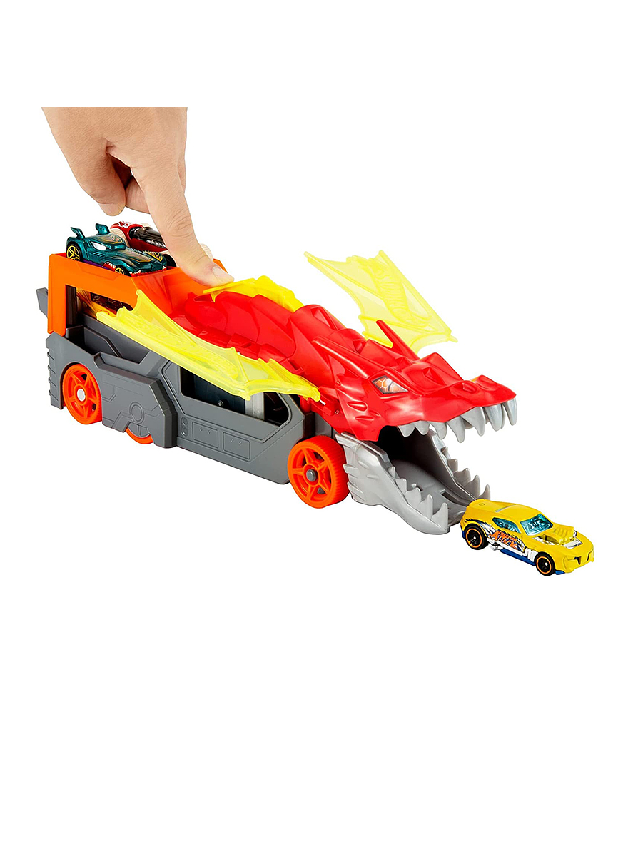 Hot Wheels Remolque De Dragón 6