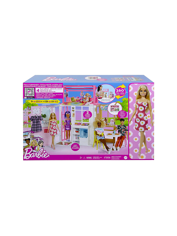 Barbie Casa Con Muñeca  3
