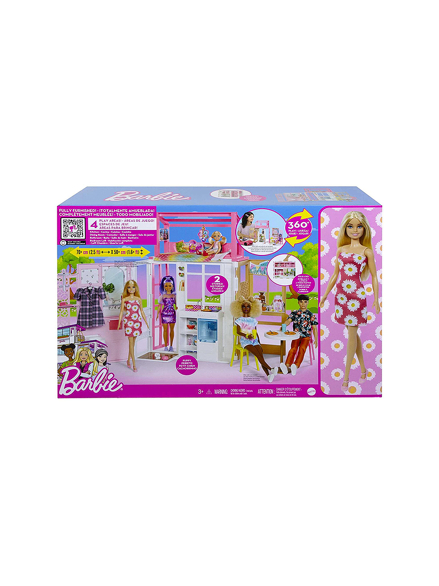 Barbie Casa Con Muñeca  3
