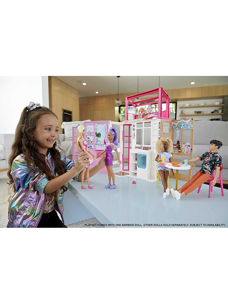 Barbie Casa Con Muñeca  2