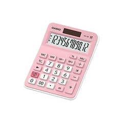Calculadora Casio 12 Dígitos Rosado 