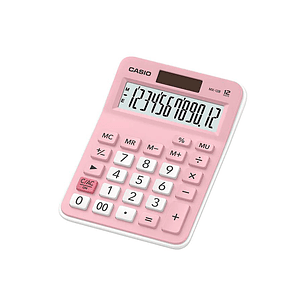Calculadora Casio 12 Dígitos Rosado 