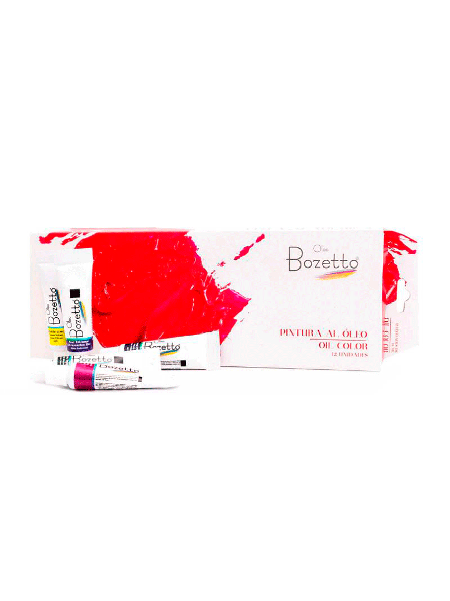 Estuche Oleo Bozetto 12 Unidades 15 Ml  1