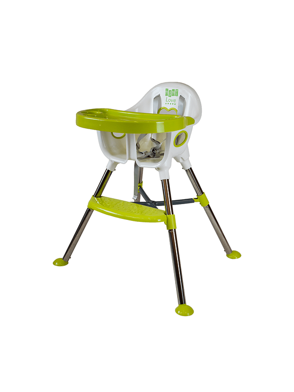 Silla Comedor 3 En 1 África Verde  1