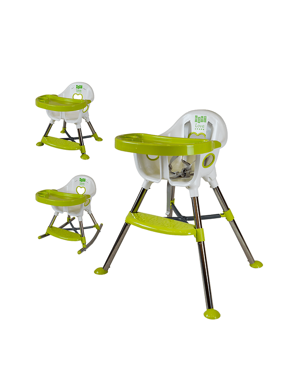 Silla Comedor 3 En 1 África Verde  6
