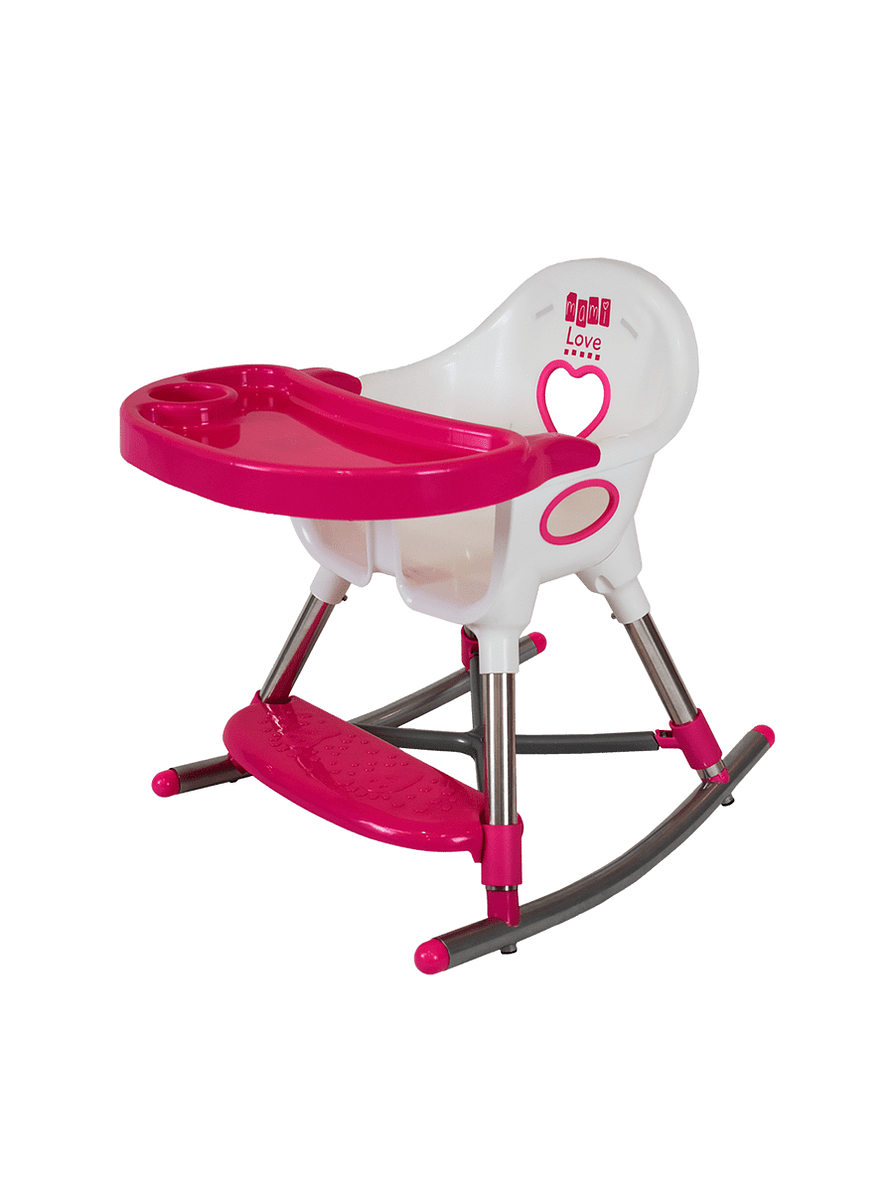 Silla Comedor 3 En 1 África Rosa 2