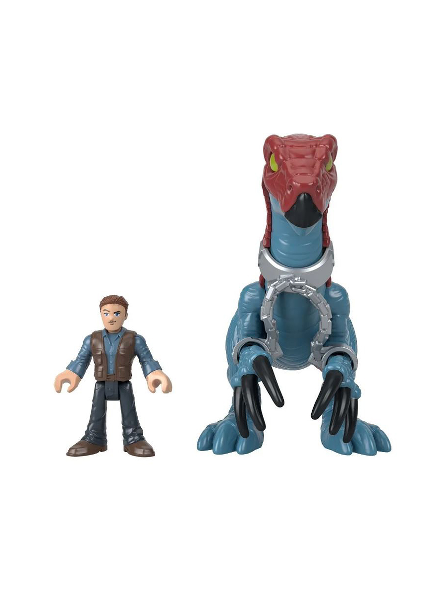 Imaginext Jurassic World 3 Therizinosaurus & Owen  1