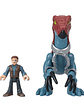 Imaginext Jurassic World 3 Therizinosaurus & Owen  - Miniatura 1