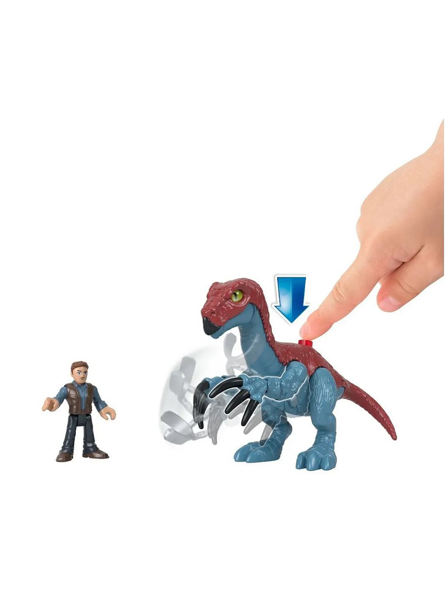 Imaginext Jurassic World 3 Therizinosaurus & Owen  3
