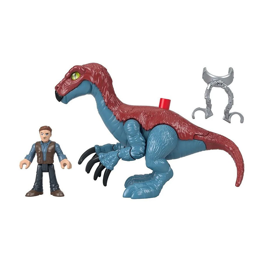 Imaginext Jurassic World 3 Therizinosaurus & Owen  4