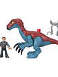 Imaginext Jurassic World 3 Therizinosaurus & Owen  - Miniatura 4