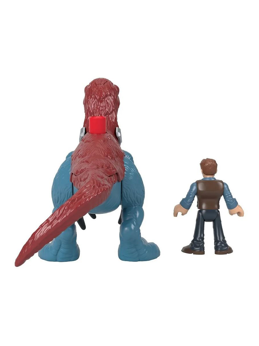 Imaginext Jurassic World 3 Therizinosaurus & Owen  5