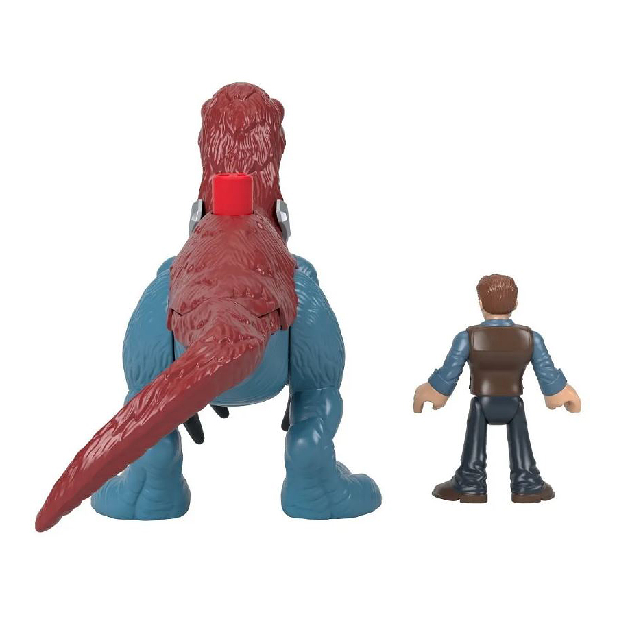 Imaginext Jurassic World 3 Therizinosaurus & Owen  5