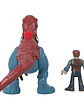 Imaginext Jurassic World 3 Therizinosaurus & Owen  - Miniatura 5