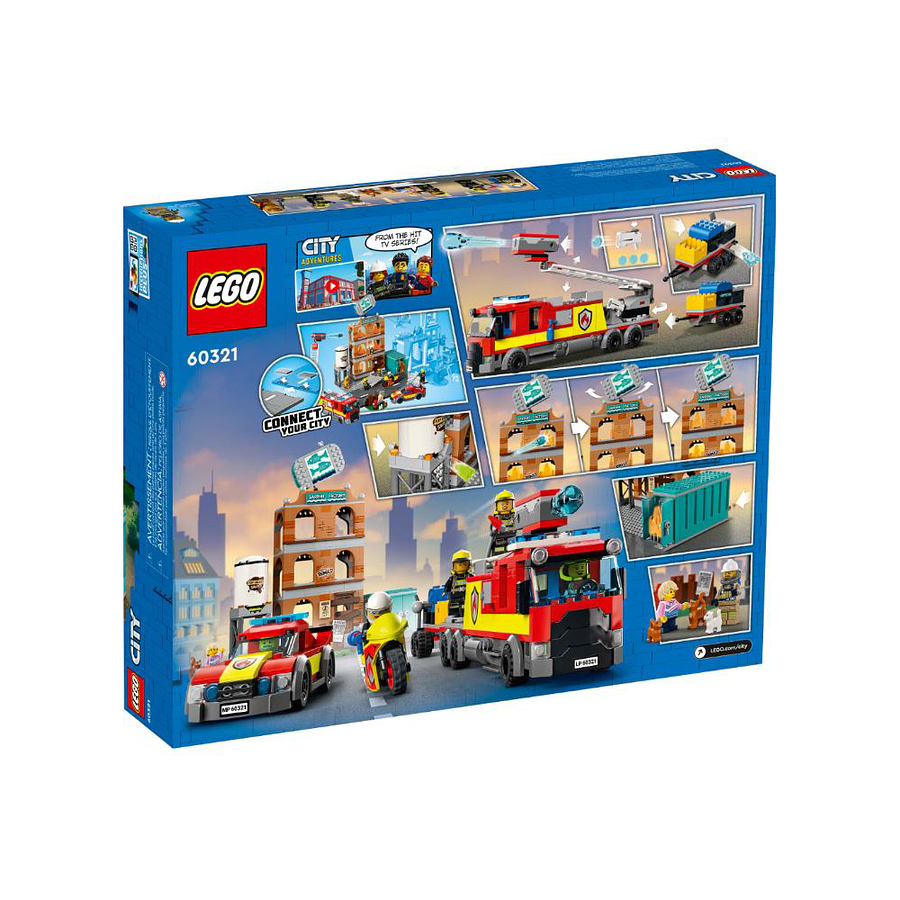 Lego Cuerpo De Bomberos  2