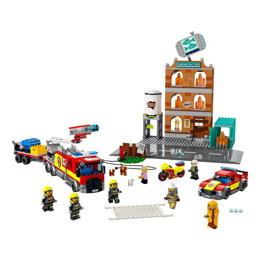 Lego Cuerpo De Bomberos  3