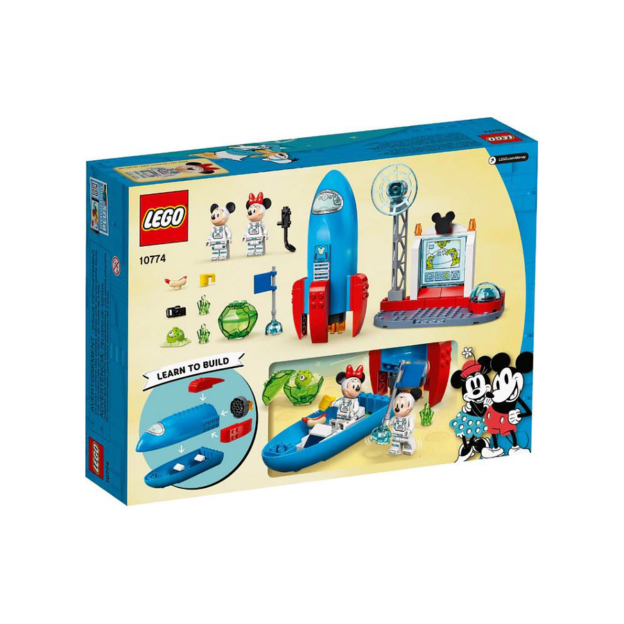Lego Cohete Espacial De Mickey Mouse Y Minnie  2