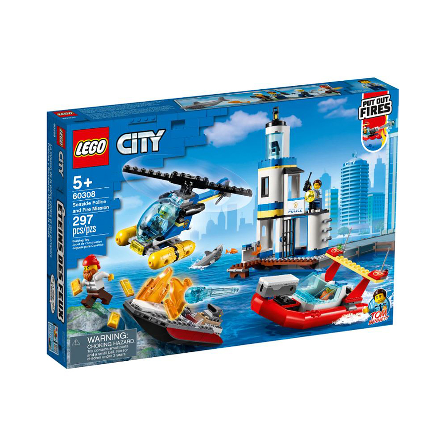 Lego Policías Y Bomberos Misión En La Costa 1