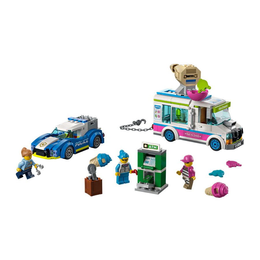 Lego City: Persecución Policiaca Del Camión De Los Helados