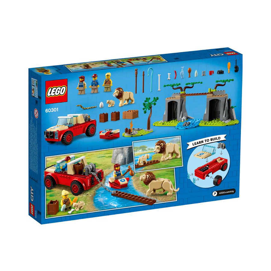 Lego Rescate De La Fauna Salvaje Auto Todo Terreno  2