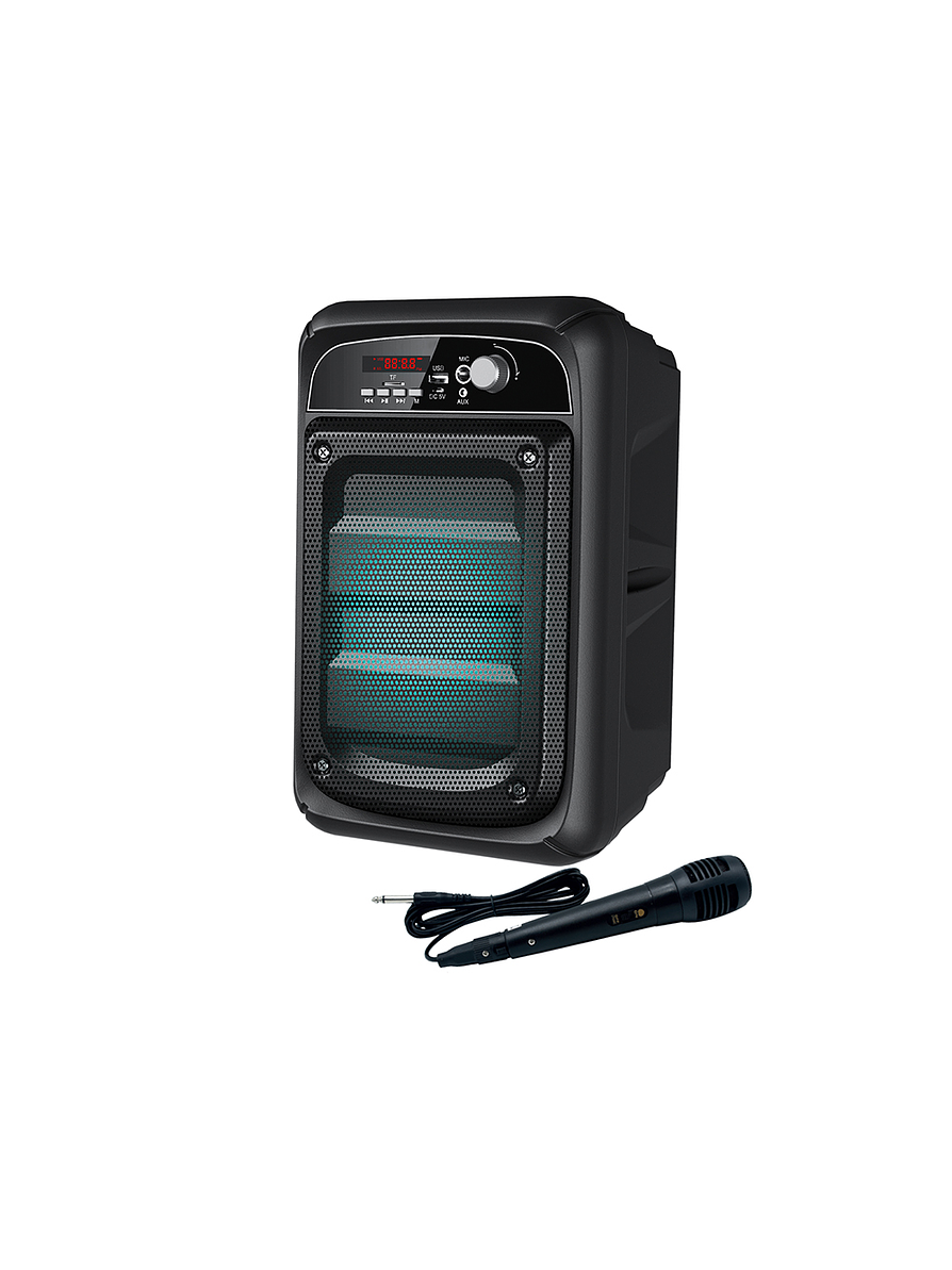 Parlante Recargable Con Micrófono Alámbrico VTA-82444 1