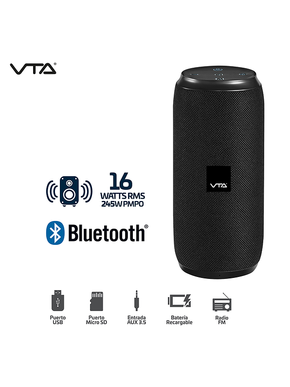 Parlante Recargable Portátil VTA-82626 3