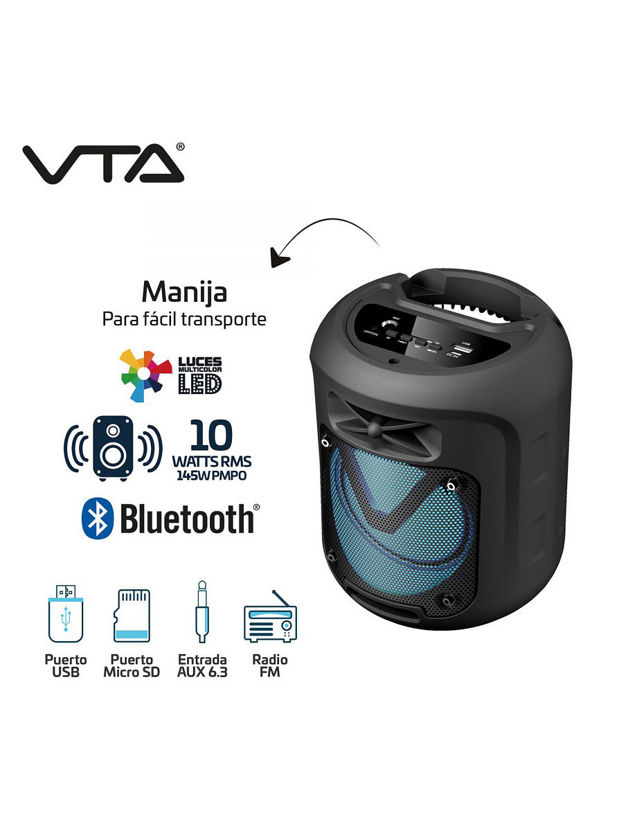Parlante Recargable VTA-82864 5