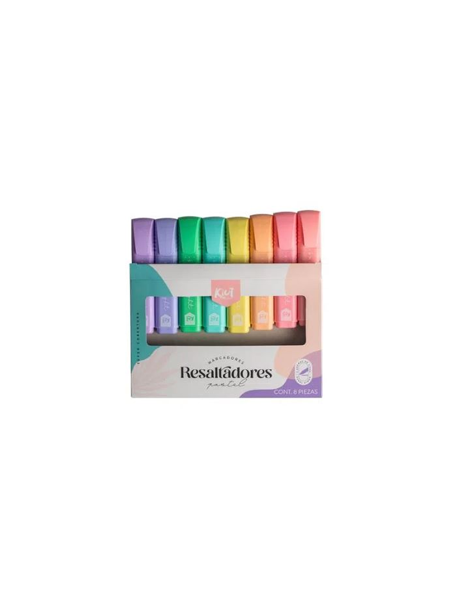 Resaltador Kiut Pastel X 8 Unidades 2