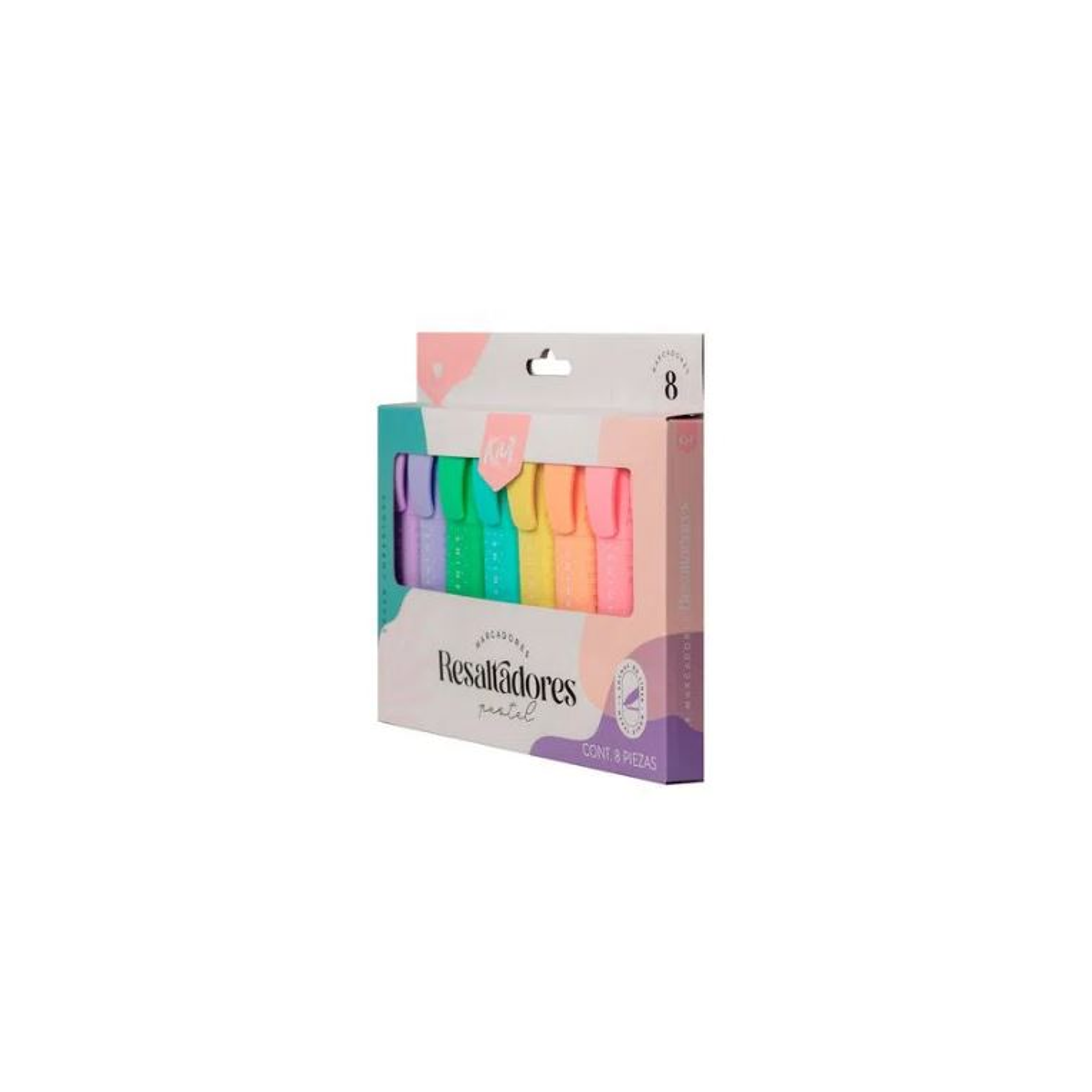 Resaltador Kiut Pastel X 8 Unidades 5