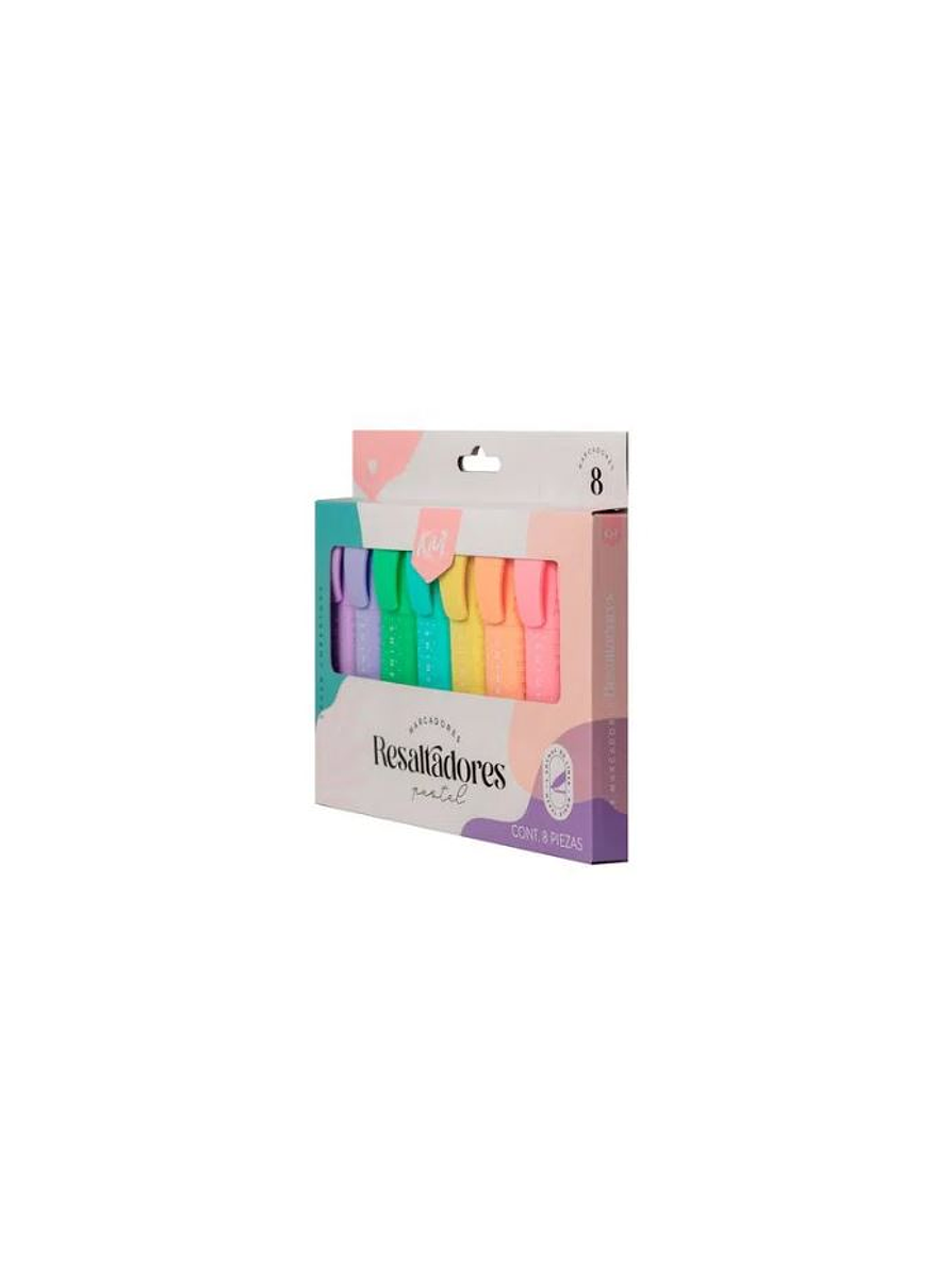 Resaltador Kiut Pastel X 8 Unidades 5