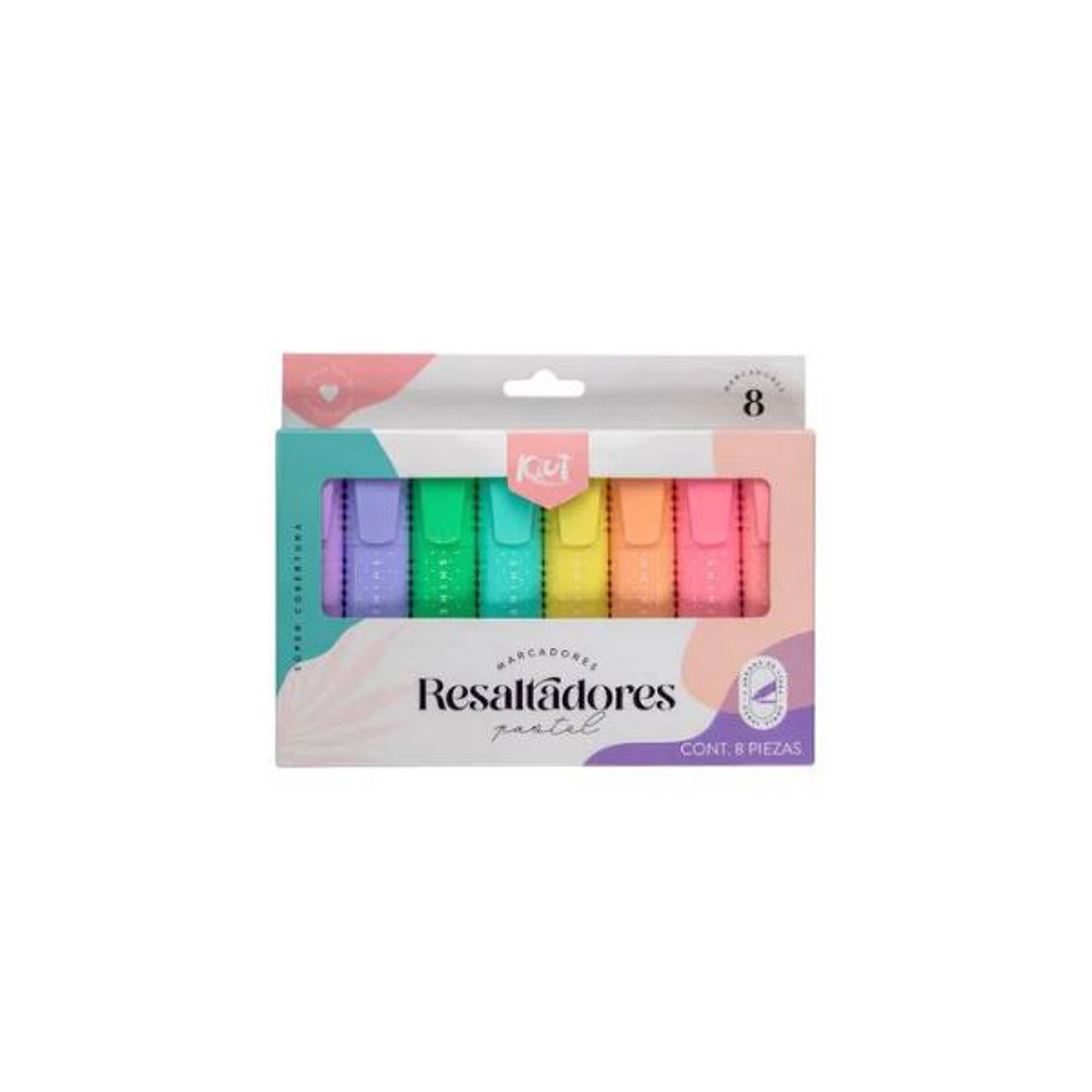 Resaltador Kiut Pastel X 8 Unidades 1