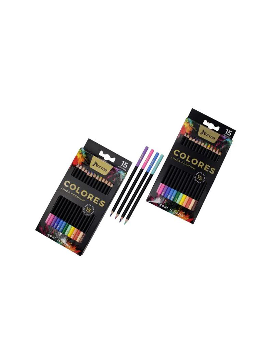 Colores Norma Premium X 15 Unidades 3