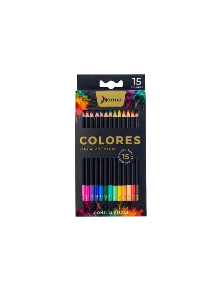 Colores Norma Premium X 15 Unidades 1
